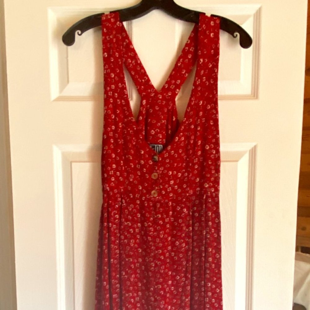 W's ÷2 label Size M Red Floral Mini Sundress